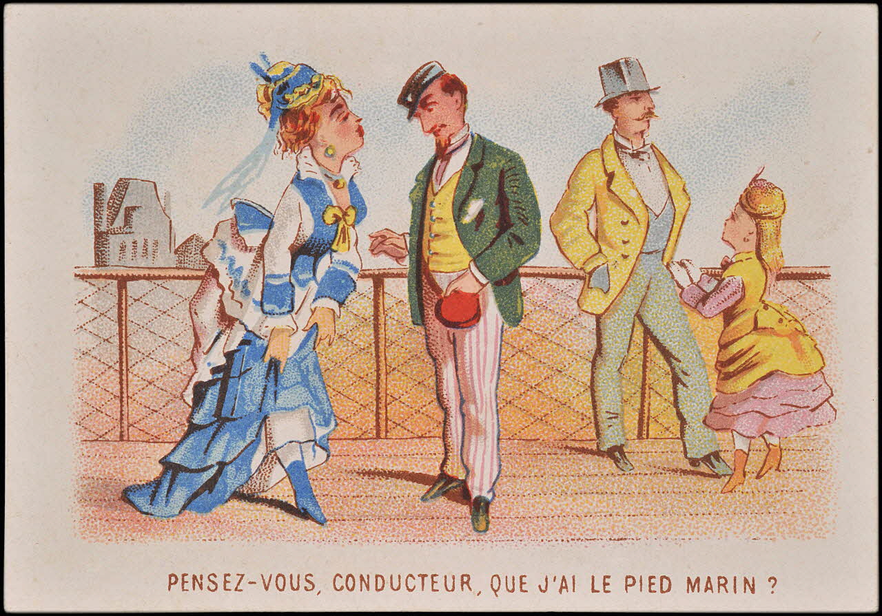 carte réclame chromo Paris 1878-1890 1995.1.1584.5 Photo