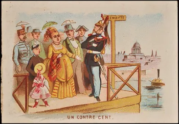 carte réclame chromo Paris 1878-1890 1995.1.1584.6 Photo