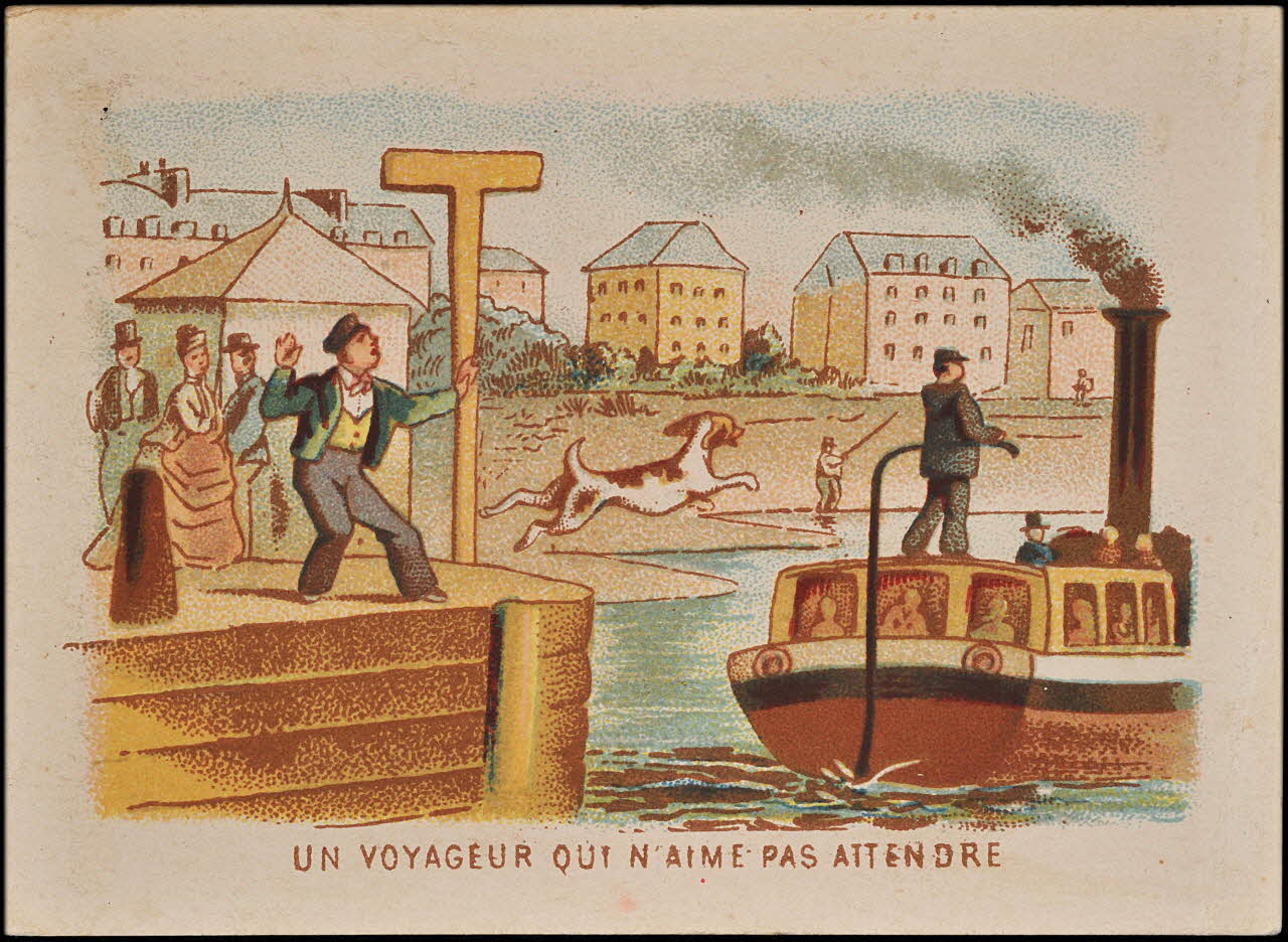 carte réclame chromo Paris 1878-1890 1995.1.1584.7 Photo