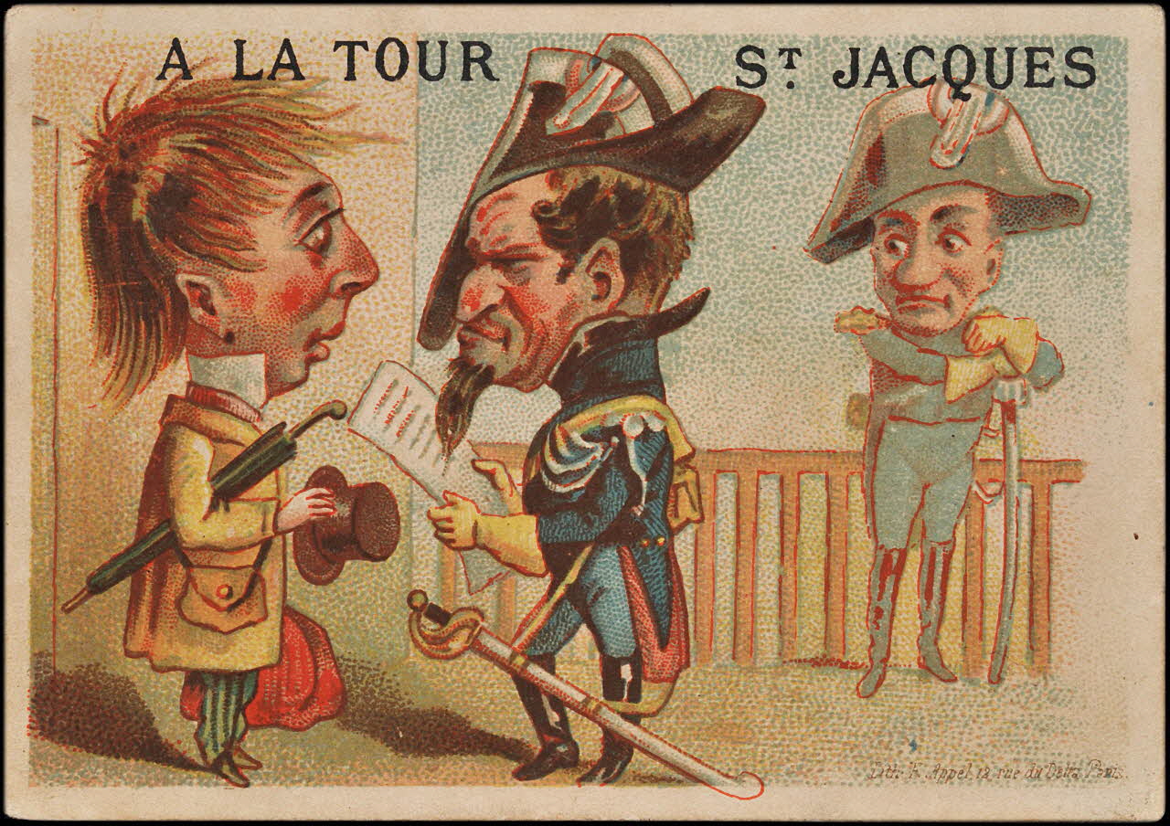 carte réclame chromo Paris 1878-1890 1995.1.1588.1 Photo