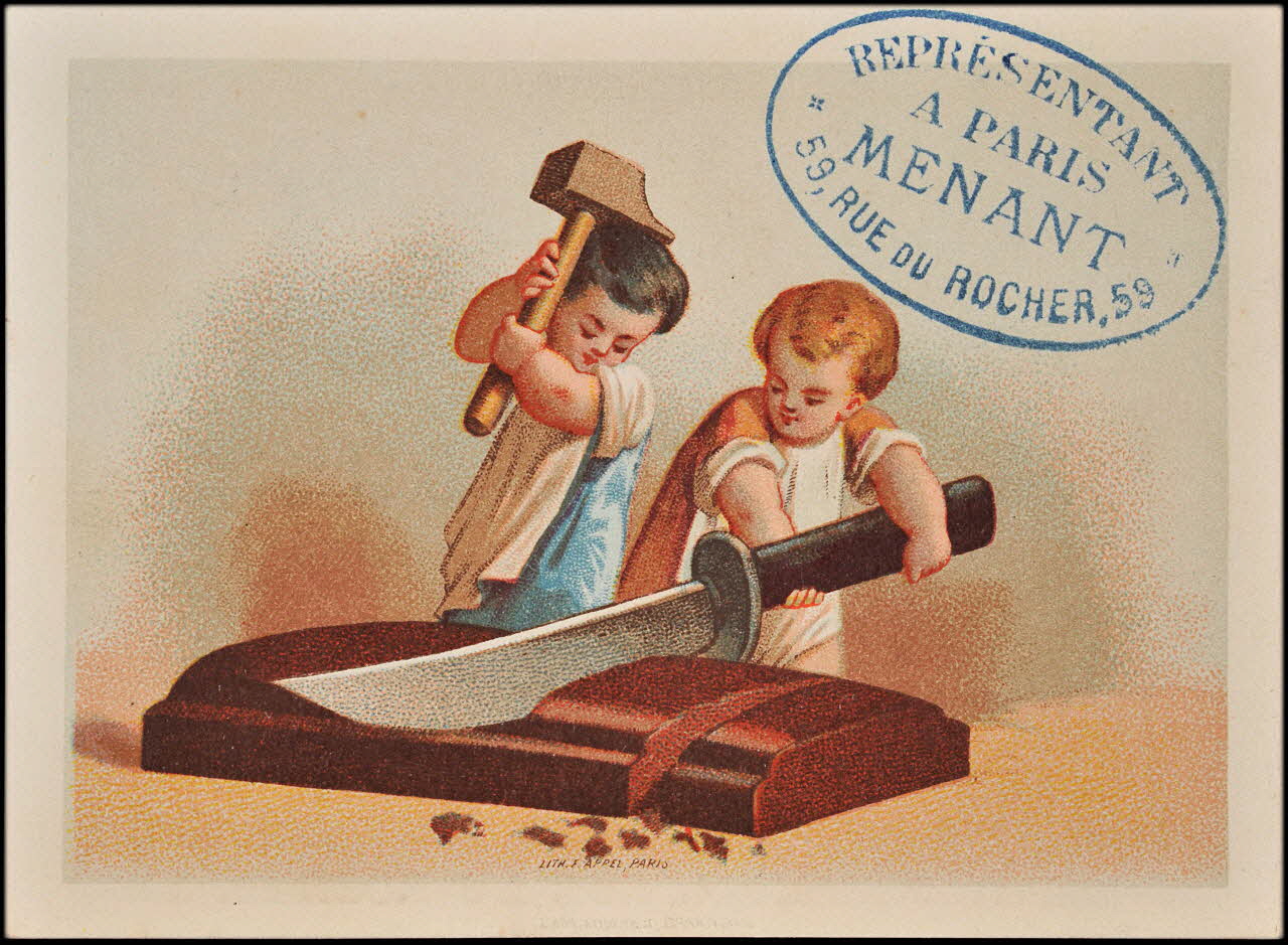 carte réclame chromo Paris 1878-1890 1995.1.1592.1 Photo