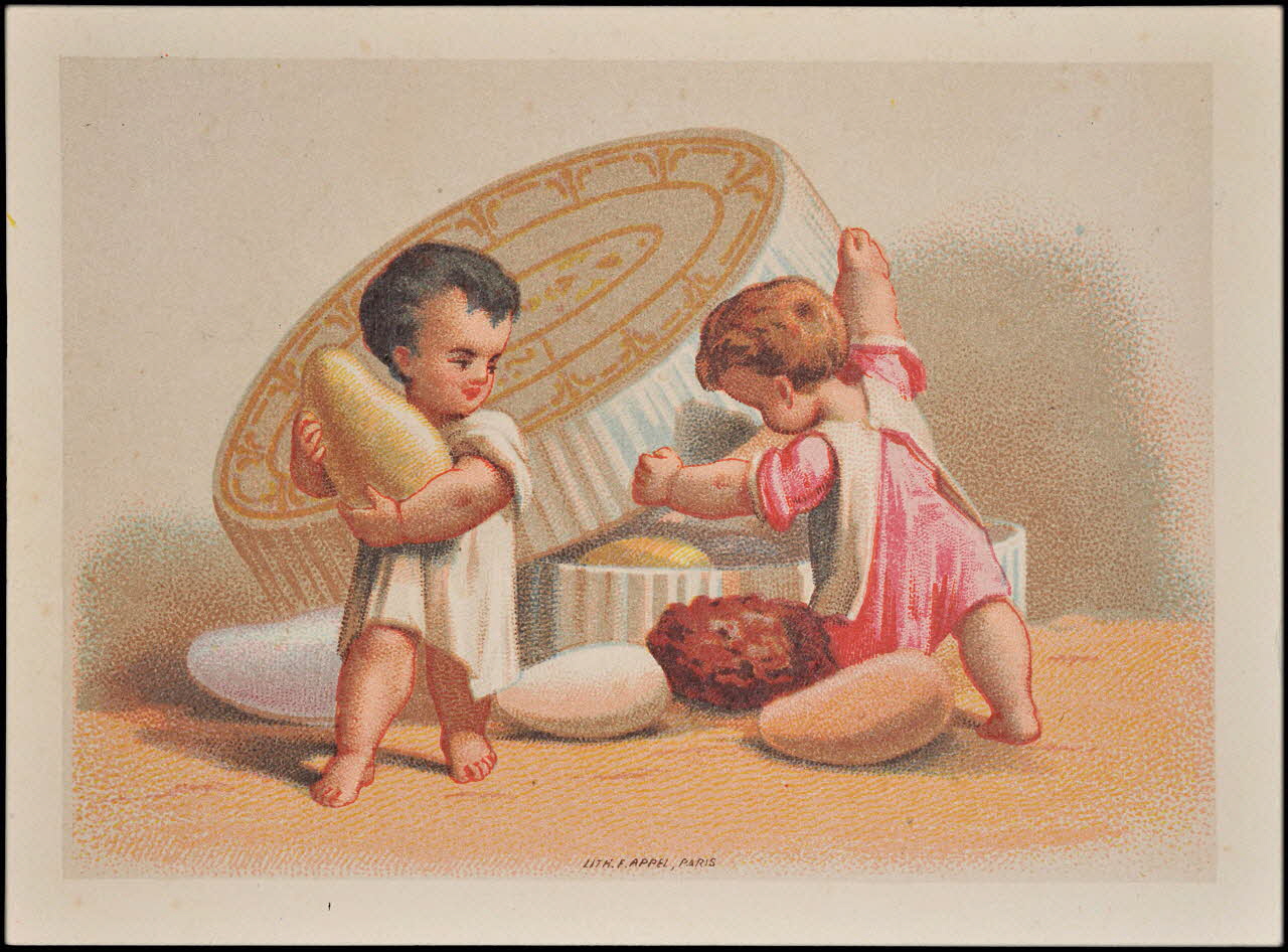 carte réclame chromo Paris 1878-1890 1995.1.1592.4 Photo