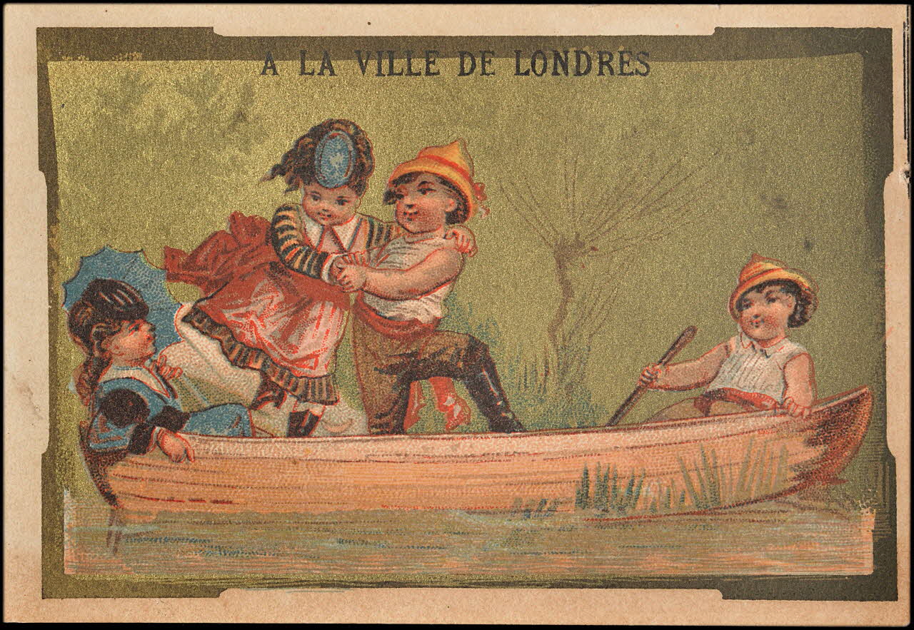 Parrot et Cie successeur carte réclame chromo Paris 1878-1890 1995.1.1594.4 Photo