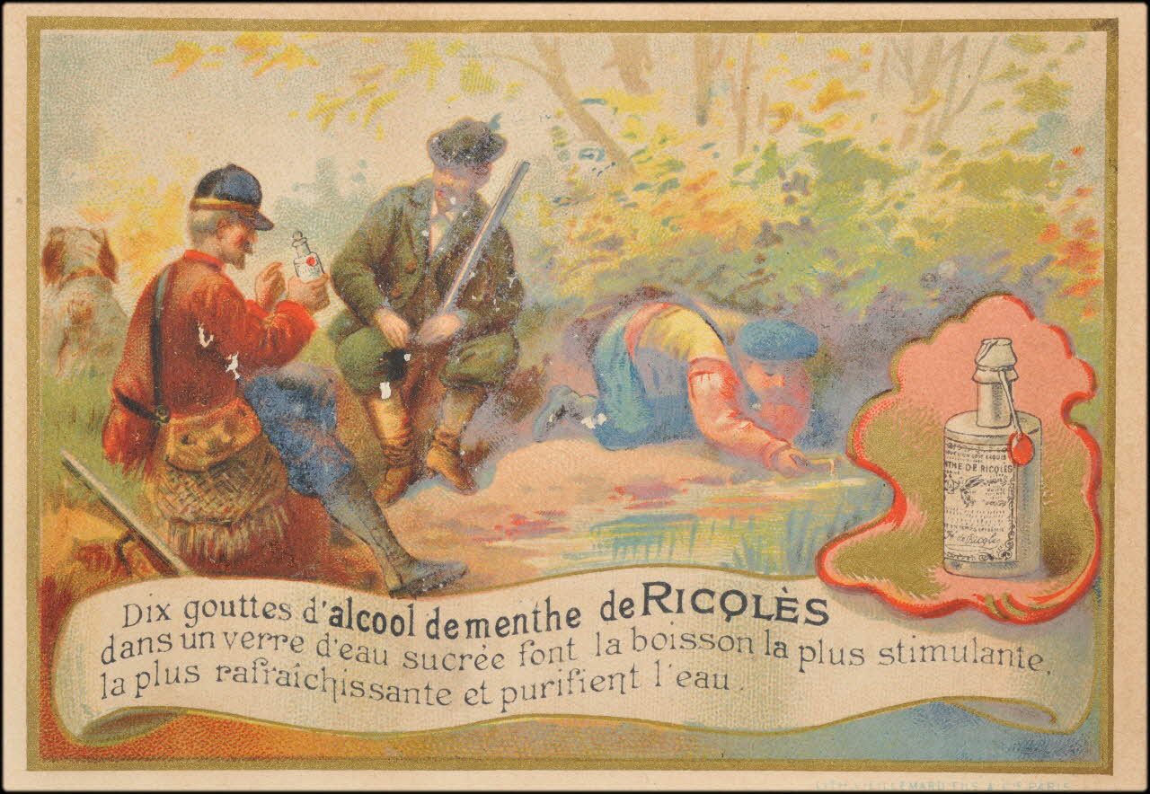 Baster & Vieillemard carte réclame chromo Paris 1896-1906 1995.1.160.5 Photo