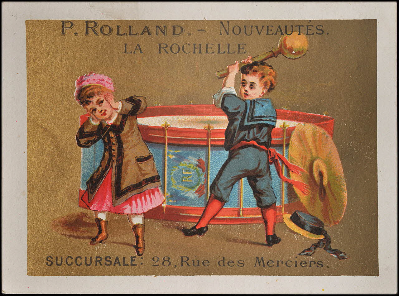 carte réclame chromo Paris 1878-1890 1995.1.1601.4 Photo