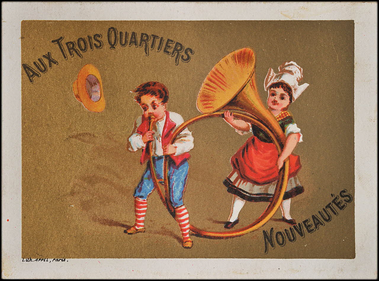 carte réclame chromo Paris 1878-1890 1995.1.1601.5 Photo