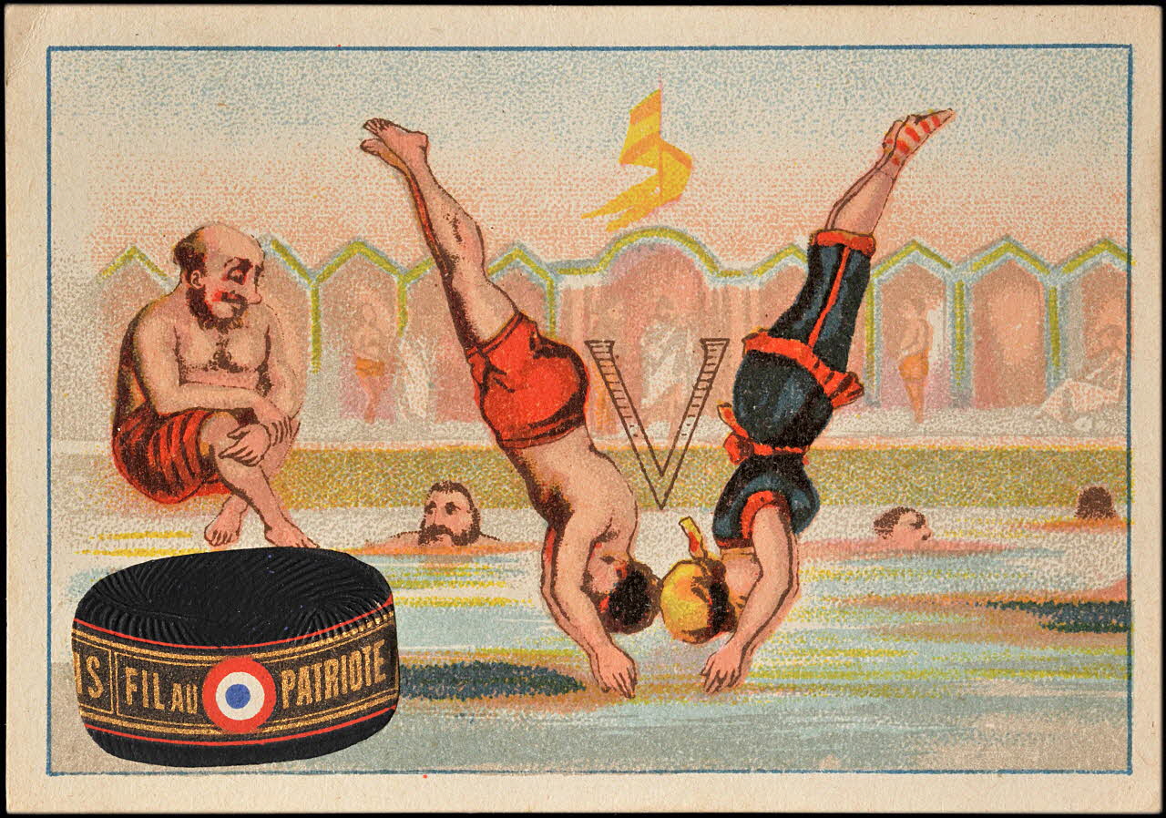 carte réclame chromo Paris 1878-1890 1995.1.1605.10 Photo