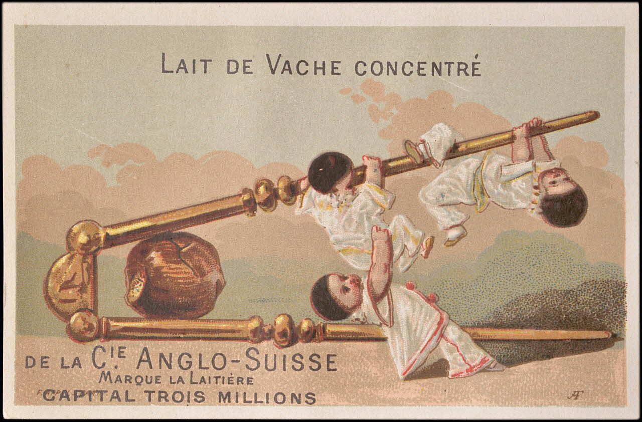 carte réclame chromo Paris 1878-1890 1995.1.1606.1 Photo