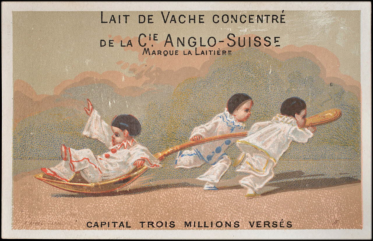 carte réclame chromo Paris 1878-1890 1995.1.1606.4 Photo