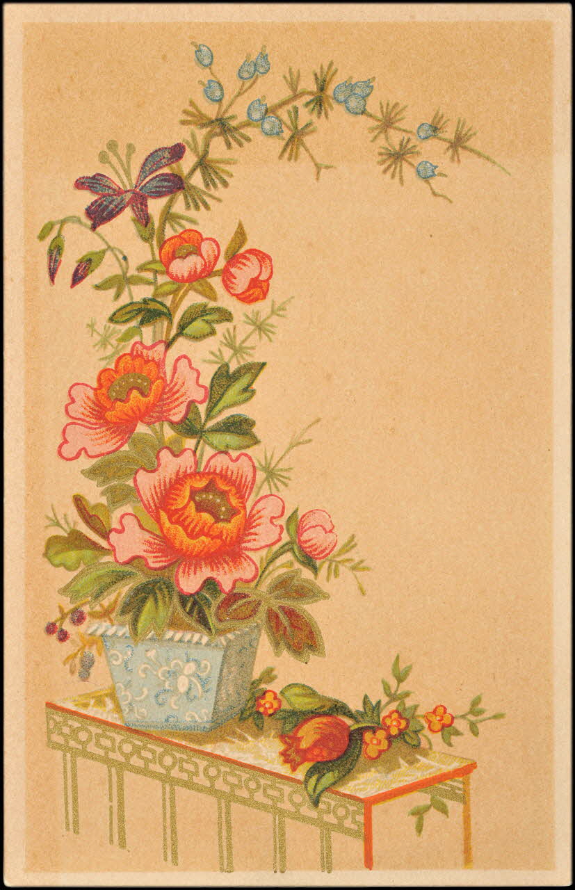 Parrot et Cie successeur carte réclame chromo Paris 1885-1890 1995.1.1616.3 Photo