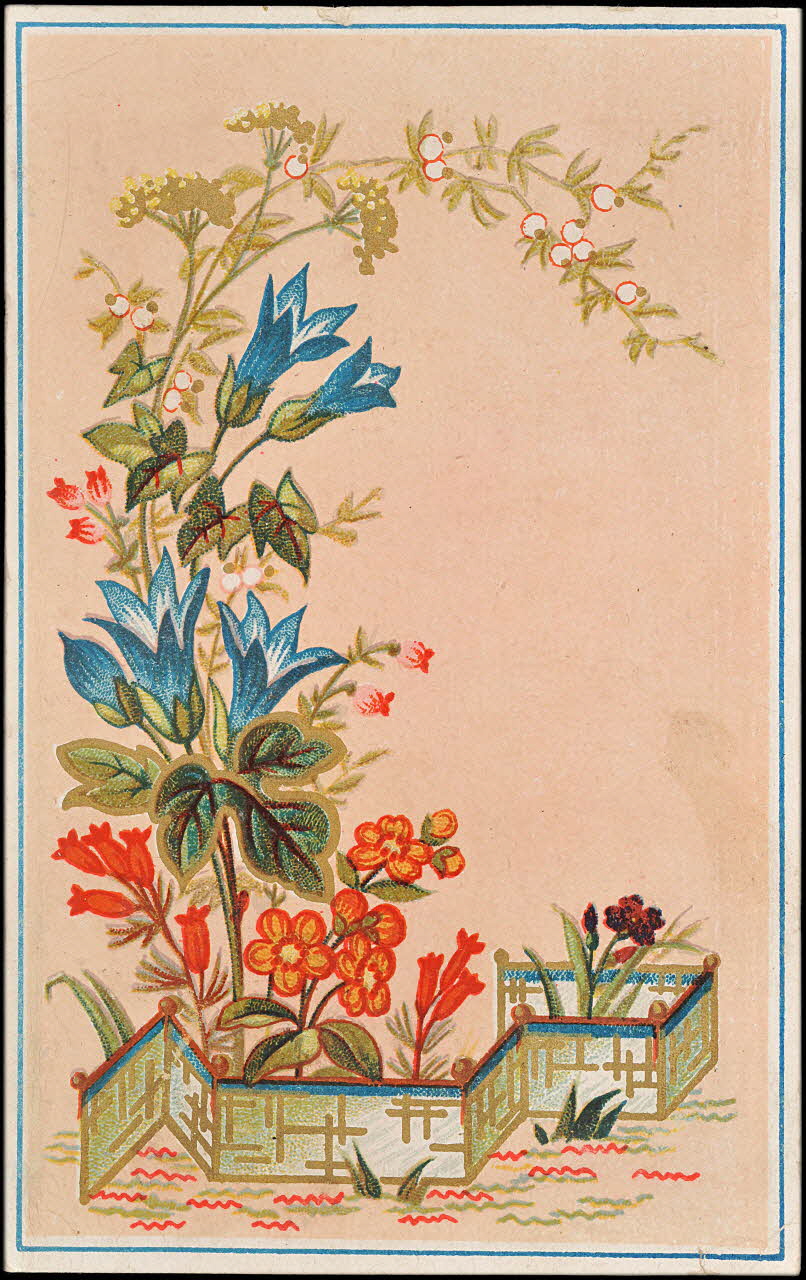 Parrot et Cie successeur carte réclame chromo Paris 1885-1890 1995.1.1616.5 Photo