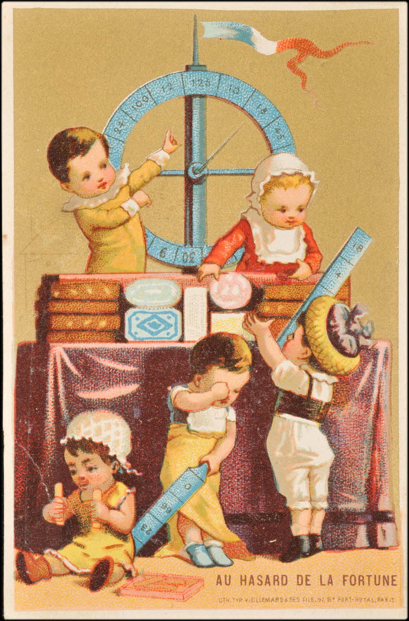 Pierre Vieillemard carte réclame chromo Paris 1886-1889 1995.1.1623.1 Photo