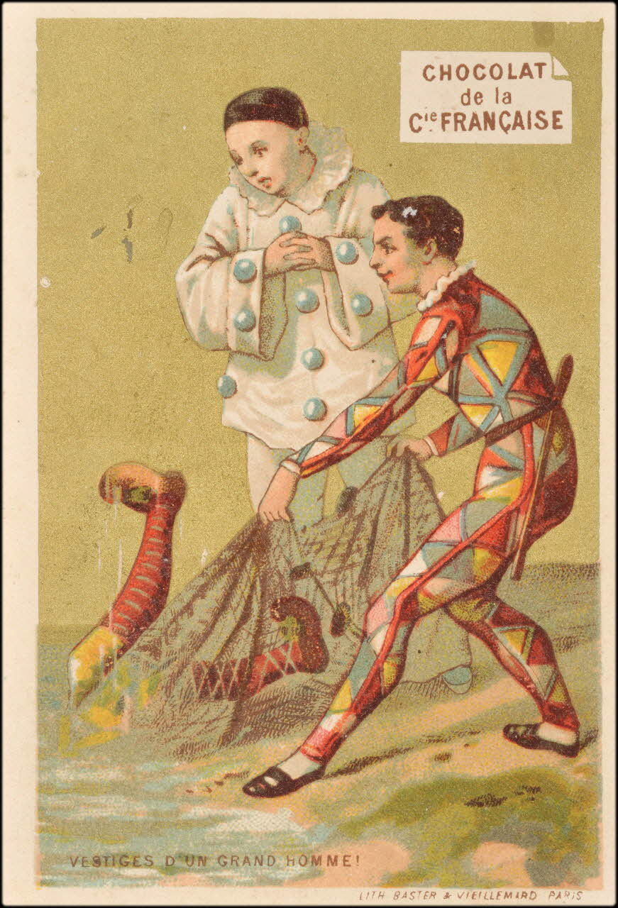 Baster & Vieillemard carte réclame chromo Paris 1878-1885 1995.1.1624.3 Photo