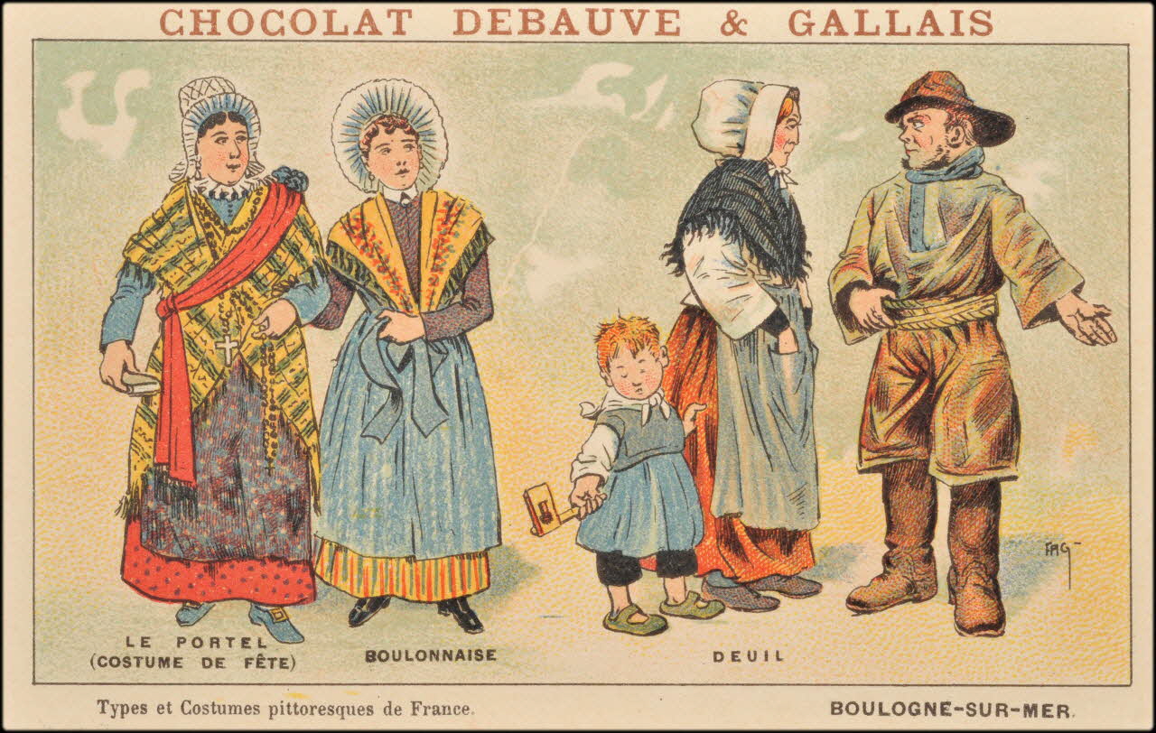 Vieillemard Fils & Cie ; Fag. carte réclame chromo Paris 1896-1906 1995.1.1626.6 Photo