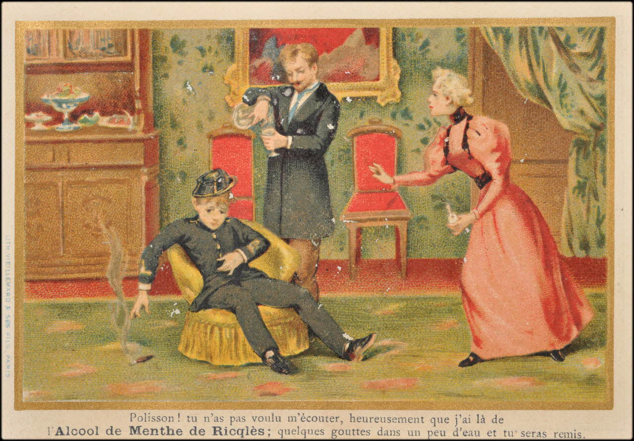 Pierre Vieillemard carte réclame chromo Paris 1886-1895 1995.1.1628.1 Photo