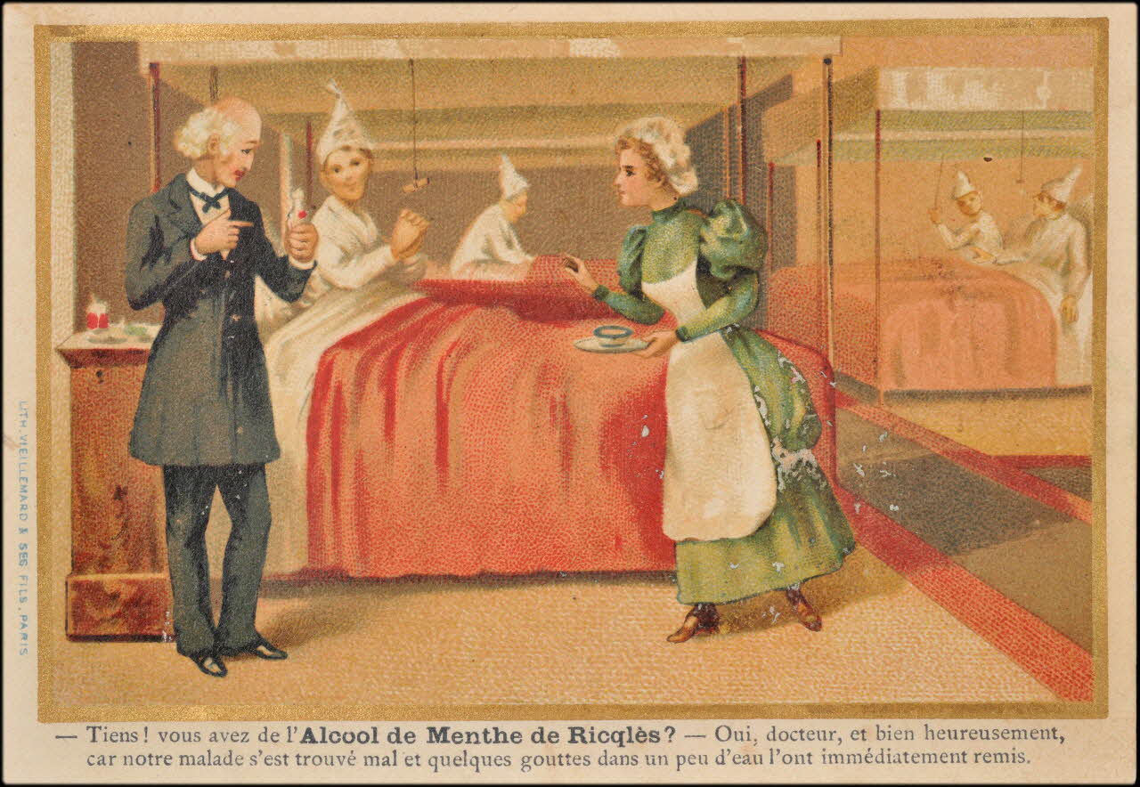 Pierre Vieillemard carte réclame chromo Paris 1886-1895 1995.1.1628.3 Photo