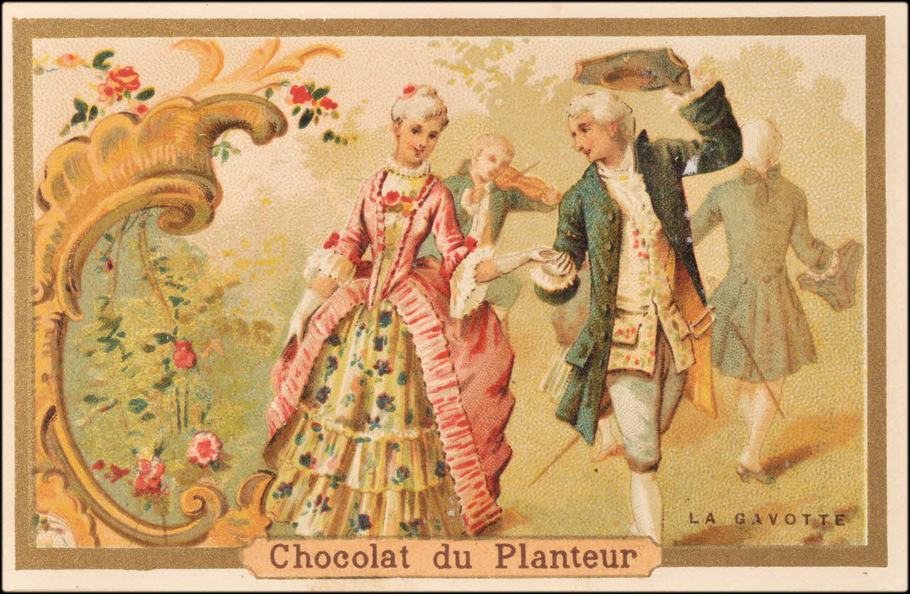 Baster & Vieillemard carte réclame chromo Paris 1889-1895 1995.1.163.1 Photo