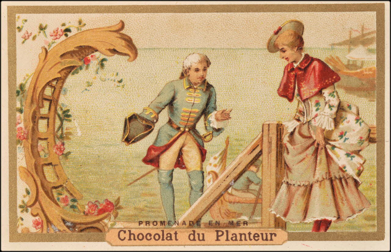 Baster & Vieillemard carte réclame chromo Paris 1889-1895 1995.1.163.4 Photo