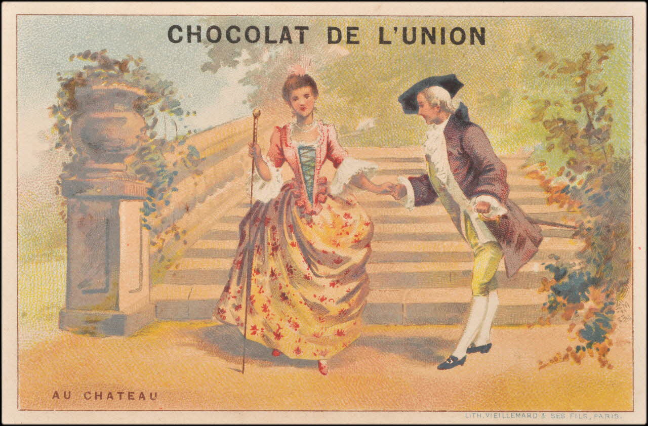 Pierre Vieillemard carte réclame chromo Paris 1886-1895 1995.1.1630.1 Photo