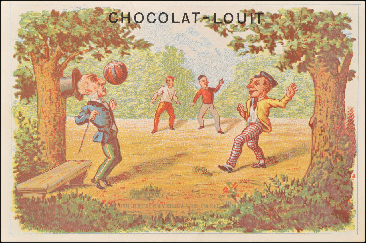 Baster & Vieillemard carte réclame chromo Paris 1878-1885 1995.1.1631.1 Photo