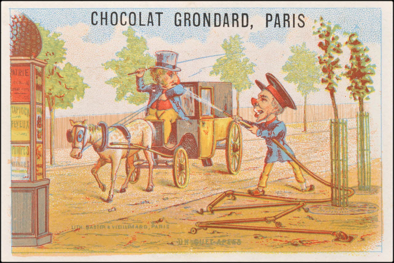 Baster & Vieillemard ; Pierre Vieillemard carte réclame chromo Paris 1878-1895 1995.1.1631.4 Photo