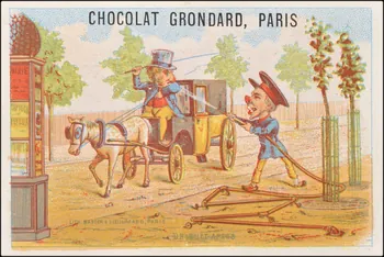 Baster & Vieillemard ; Pierre Vieillemard carte réclame chromo Paris 1878-1895 1995.1.1631.4  Photo