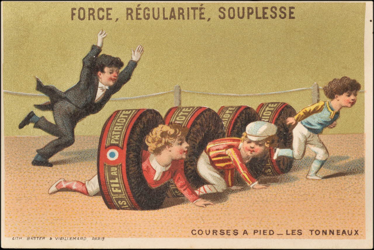 Baster & Vieillemard carte réclame chromo Paris 1878-1885 1995.1.1634.2 Photo