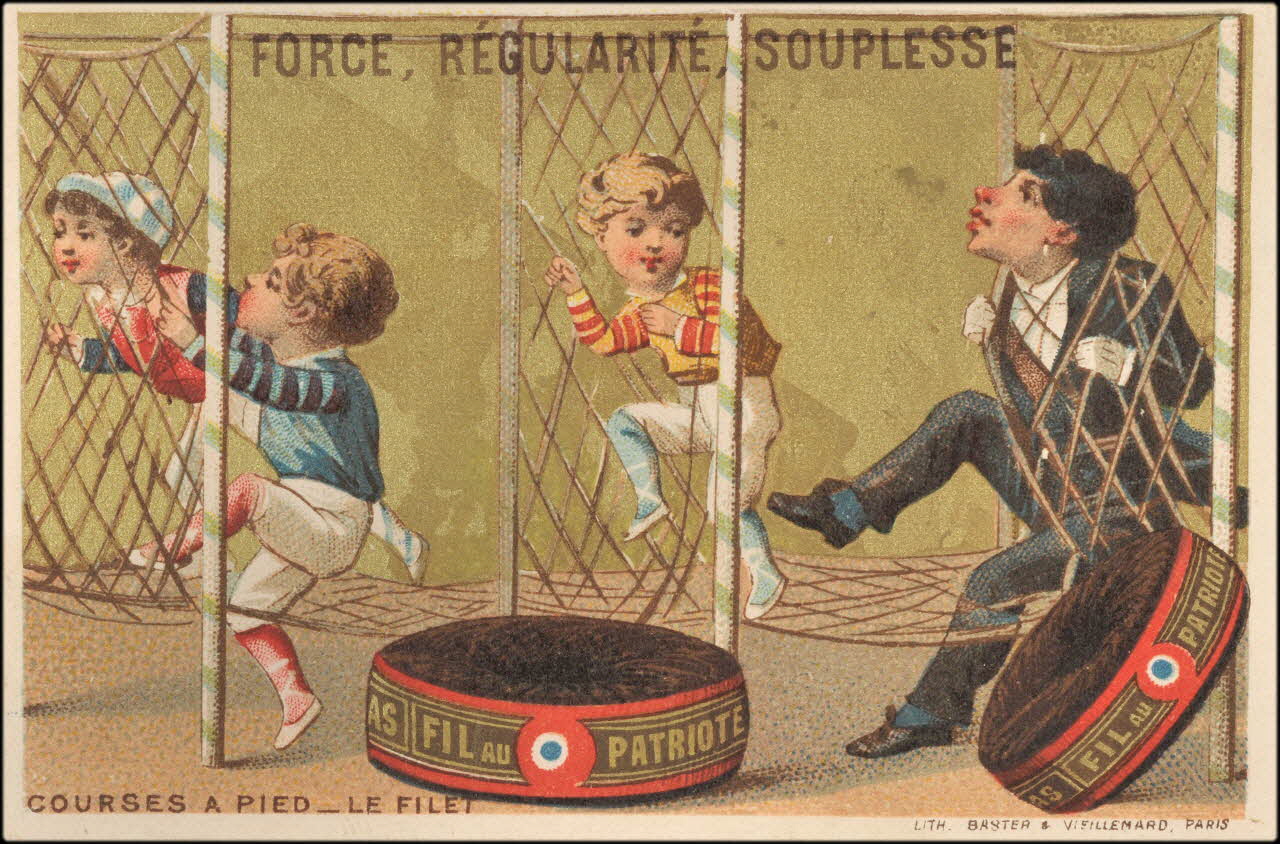 Baster & Vieillemard carte réclame chromo Paris 1878-1885 1995.1.1634.4 Photo