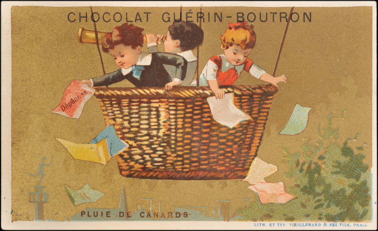 Pierre Vieillemard carte réclame chromo Paris 1886-1895 1995.1.1635.1 Photo