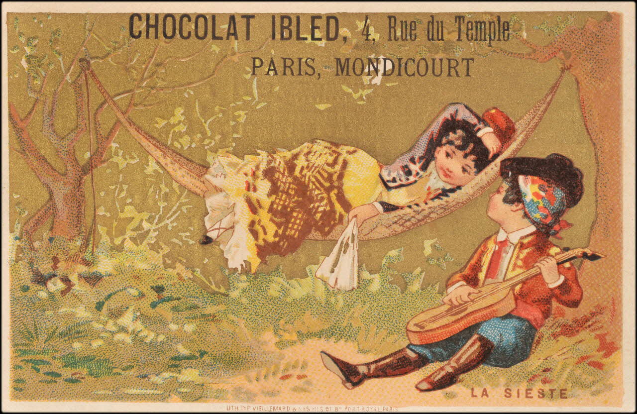 Pierre Vieillemard carte réclame chromo Paris 1886-1889 1995.1.1636.3 Photo