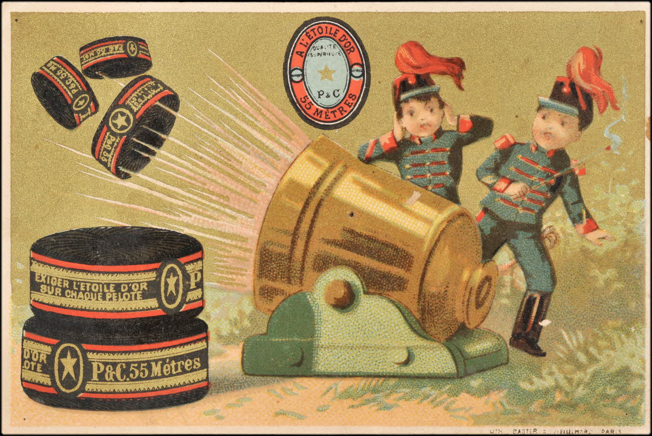 Baster & Vieillemard carte réclame chromo Paris 1878-1885 1995.1.1636.5 Photo