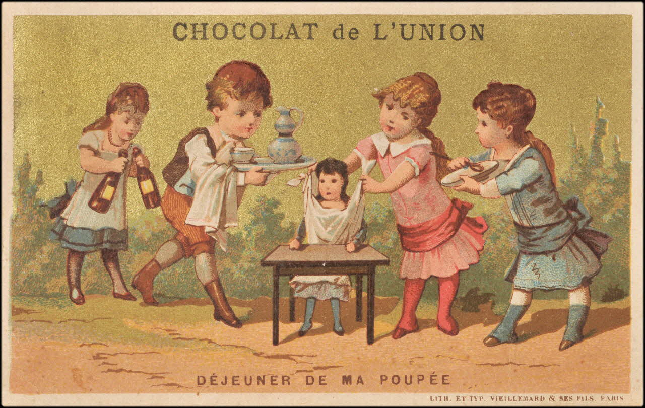 Pierre Vieillemard carte réclame chromo Paris 1886-1895 1995.1.1638.2 Photo