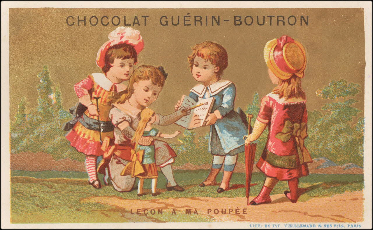 Pierre Vieillemard carte réclame chromo Paris 1886-1895 1995.1.1638.3 Photo