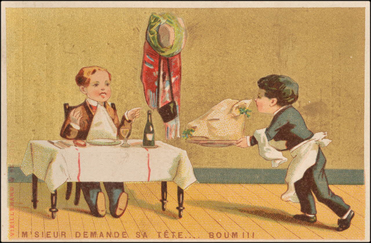 Pierre Vieillemard carte réclame chromo Paris 1886-1895 1995.1.1639.1 Photo