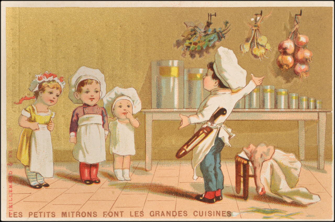 Pierre Vieillemard carte réclame chromo Paris 1886-1895 1995.1.1639.2 Photo