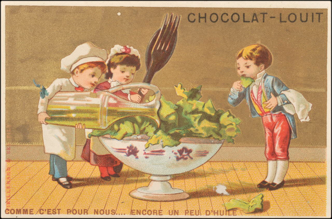 Pierre Vieillemard carte réclame chromo Paris 1886-1895 1995.1.1639.3 Photo