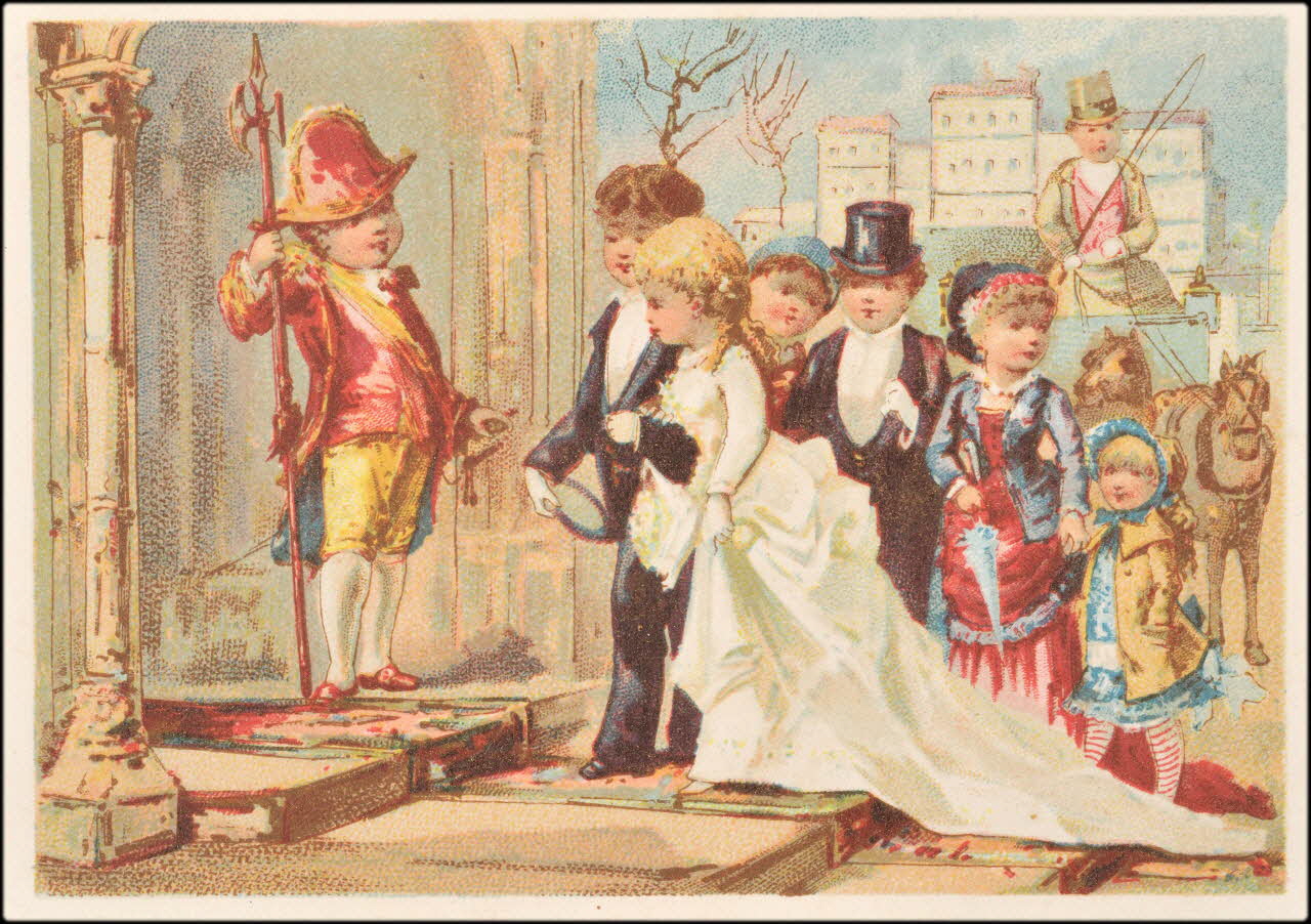 Baster & Vieillemard carte réclame chromo Paris 1878-1885 1995.1.1640.1 Photo