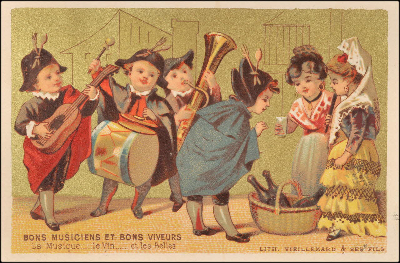 Pierre Vieillemard carte réclame chromo Paris 1886-1895 1995.1.1643.1 Photo