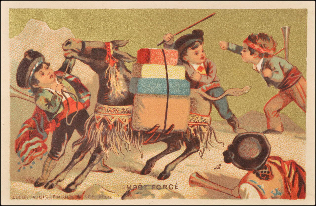 Pierre Vieillemard carte réclame chromo Paris 1886-1895 1995.1.1643.4 Photo