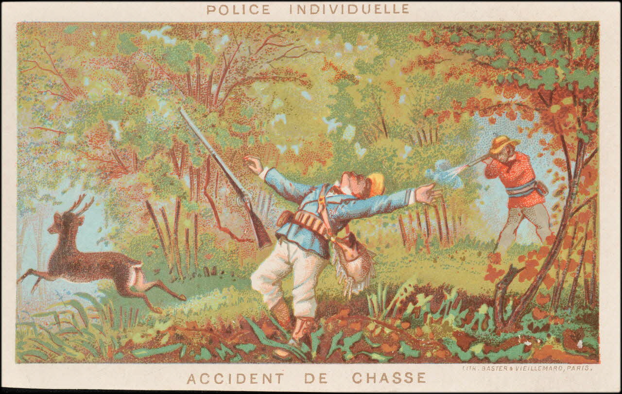 Baster & Vieillemard carte réclame chromo Paris 1878-1885 1995.1.1645.2 Photo