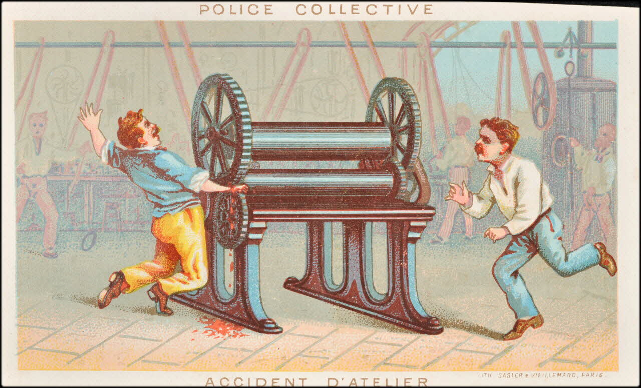 Baster & Vieillemard carte réclame chromo Paris 1878-1885 1995.1.1645.5 Photo