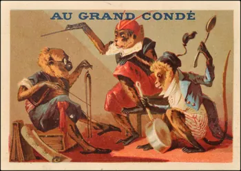 Baster & Vieillemard carte réclame chromo Paris 1878-1885 1995.1.1647.2  Photo
