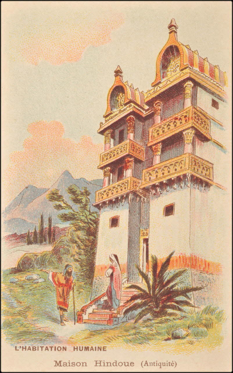 Baster & Vieillemard ; Fernand Nathan carte réclame chromo Paris 1878-1914 1995.1.1649.4 Photo