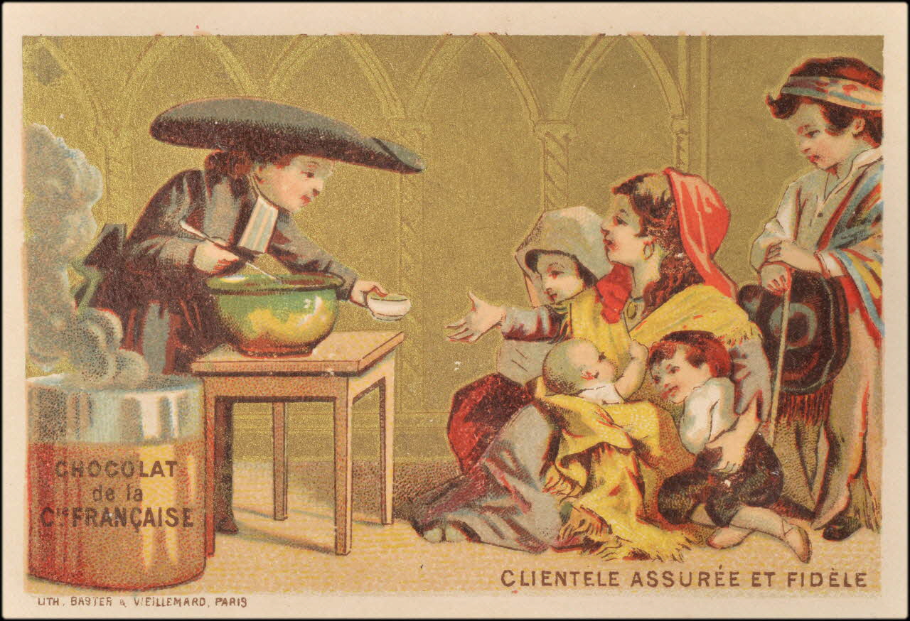 Baster & Vieillemard carte réclame chromo Paris 1878-1885 1995.1.165.1 Photo