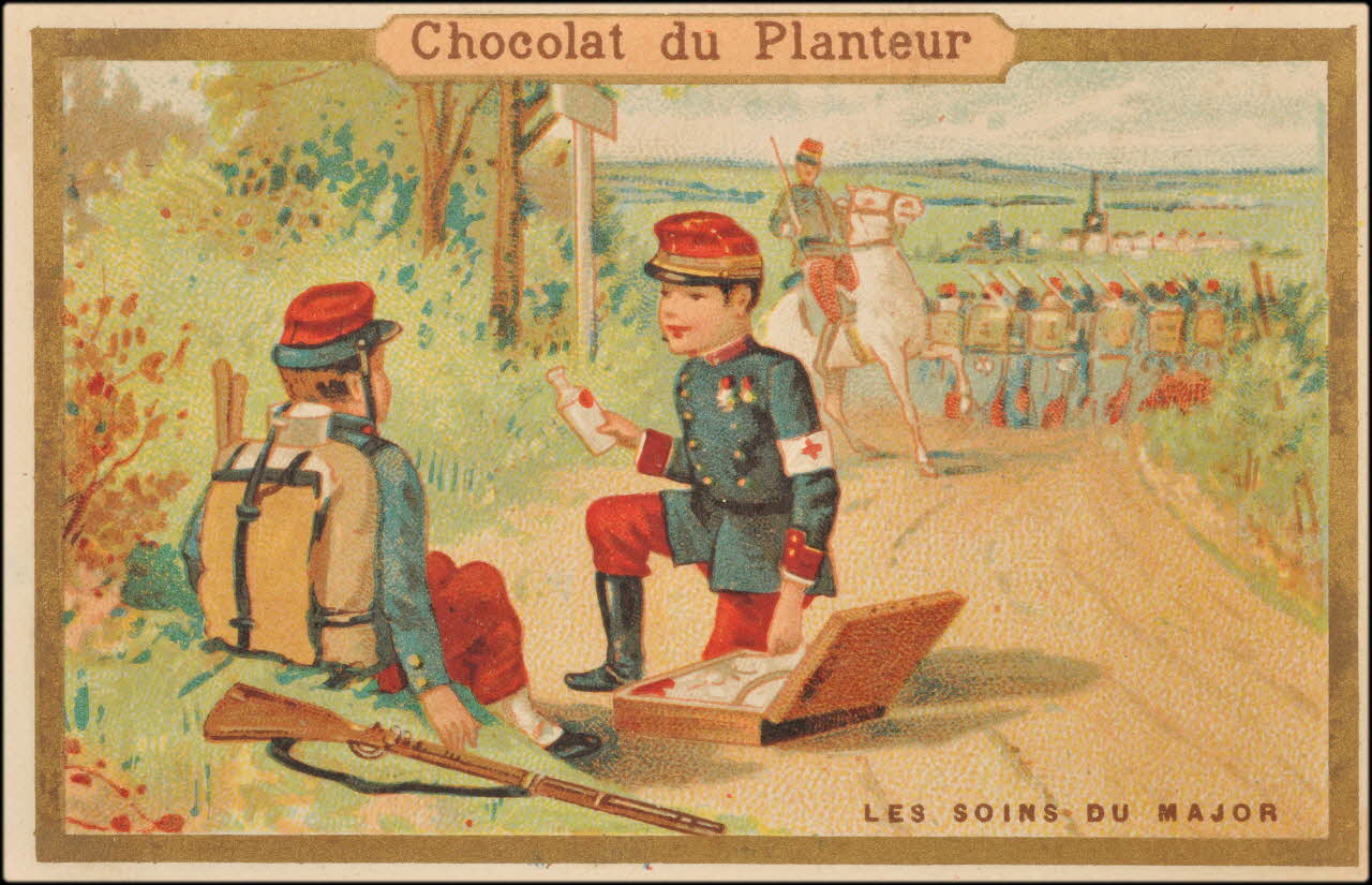 Baster & Vieillemard ; La Compagnie coloniale carte réclame chromo Paris 1878-1914 1995.1.1663.6 Photo