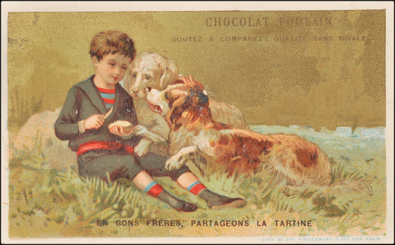 Baster & Vieillemard carte réclame chromo Paris 1878-1914 1995.1.1664.2 Photo