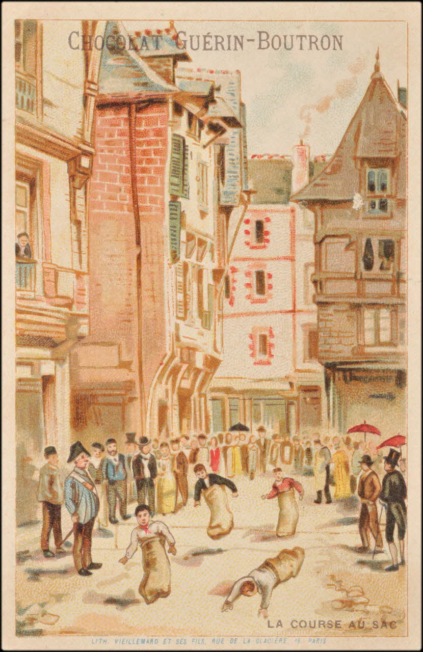 Baster & Vieillemard carte réclame chromo Paris 1889-1895 1995.1.167.11 Photo