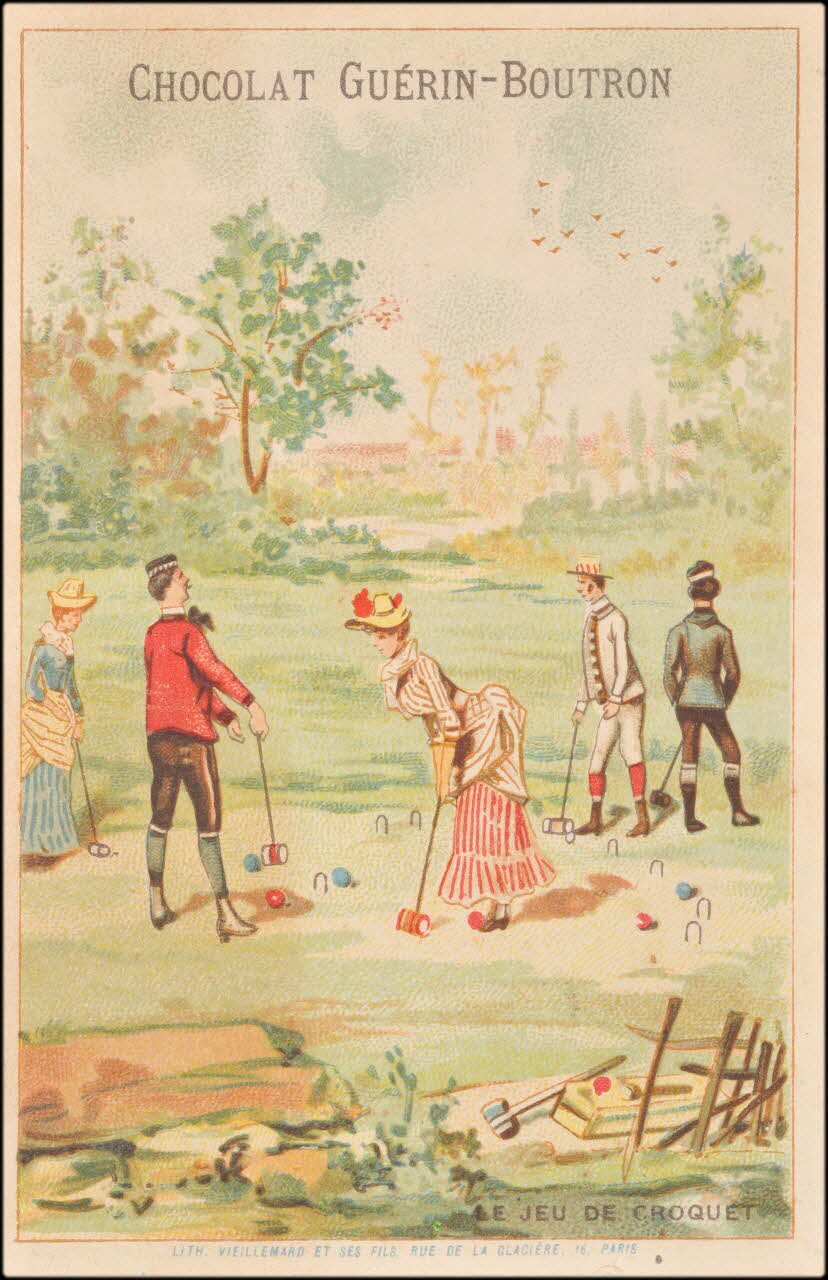 Baster & Vieillemard carte réclame chromo Paris 1889-1895 1995.1.167.16 Photo