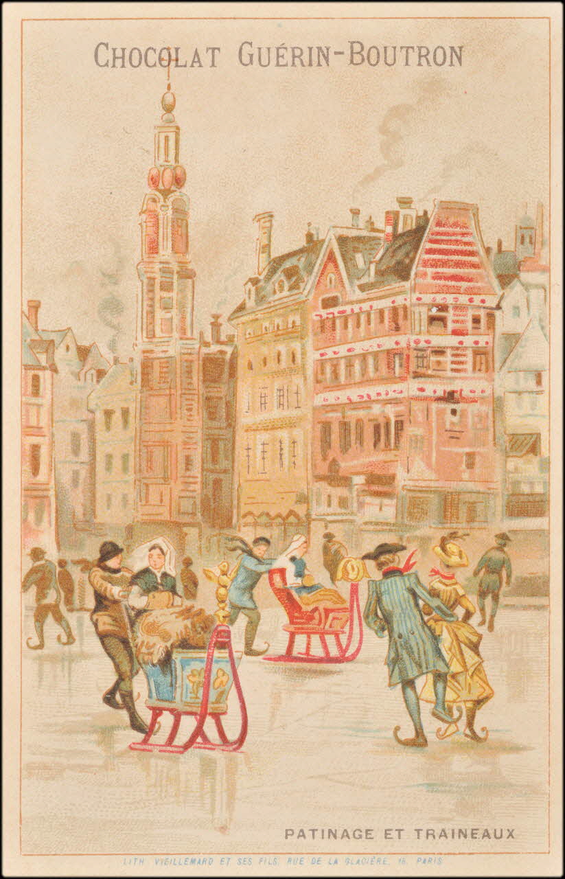 Baster & Vieillemard carte réclame chromo Paris 1889-1895 1995.1.167.22 Photo