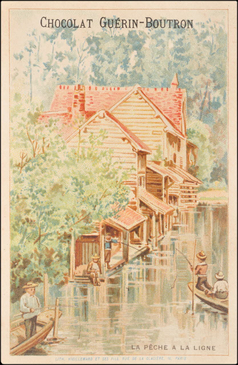 Baster & Vieillemard carte réclame chromo Paris 1889-1895 1995.1.167.23 Photo